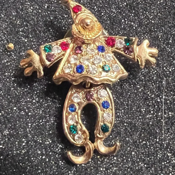 Vintage Clown Brooch - Picture 3 of 3